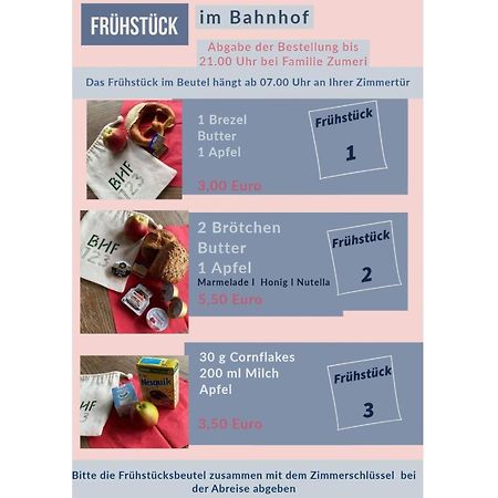 Bahnhof 123 Hotel Fridingen an der Donau Екстериор снимка